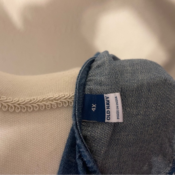Old Navy chambray blouse women’s plus size 4X - Picture 2 of 3